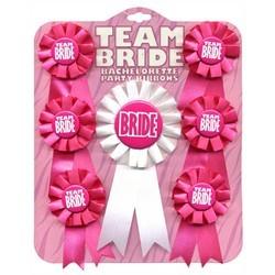 Bachelorette Team Bride Rosette Ribbon Set