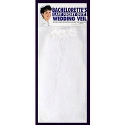 Bachelorette Wedding Veil White