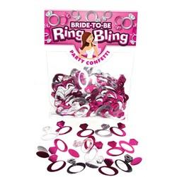 Bride to Be Ring Bling Party Confetti