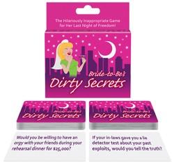 Bride-to-Be's Dirty Secrets Bachelorette Party Game