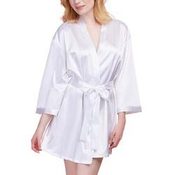 White Satin Bride Robe