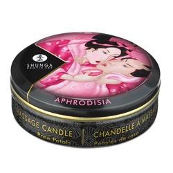 Shunga Erotic Art Mini Massage Candle Aphrodisia Rose Petals