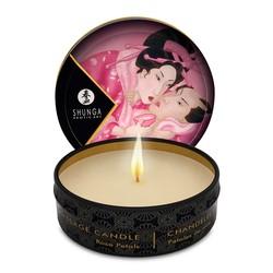 Shunga Erotic Art Mini Massage Candle Aphrodisia Rose Petals