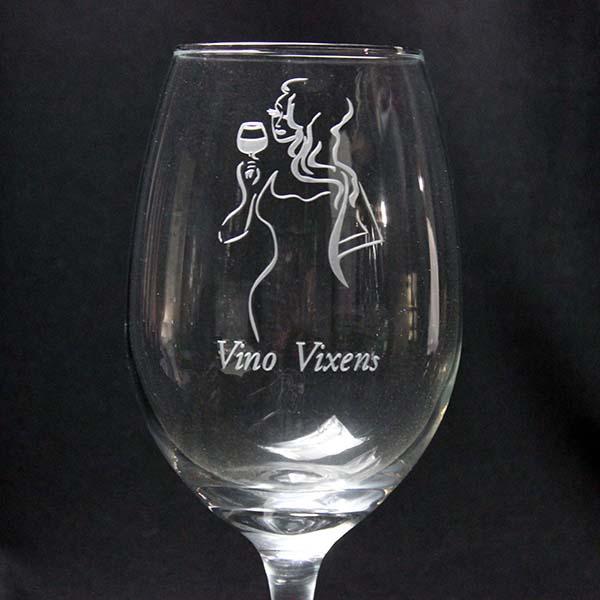 Wine Glass Vino Vixens